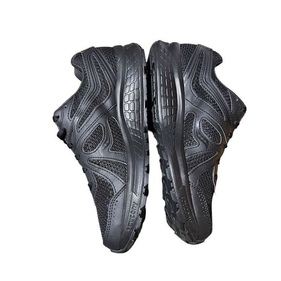 Saucony Shoes Grid Cohesion II Womens 8.5 Wide Black Running Sneakers S10421-4 - Picture 7 of 11